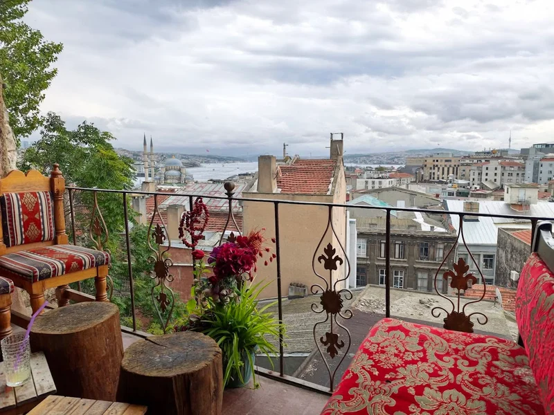 Isztambul (Istanbul) Büyük Valide Han, Rooftop Coffee