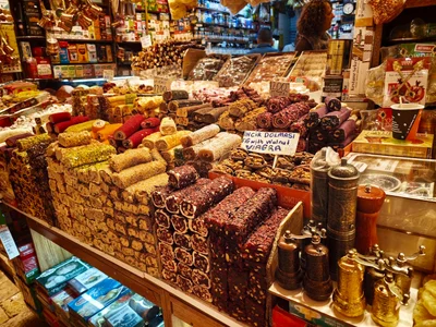 Isztambul (Istanbul) Fűszerbazár, Mısır Çarşısı