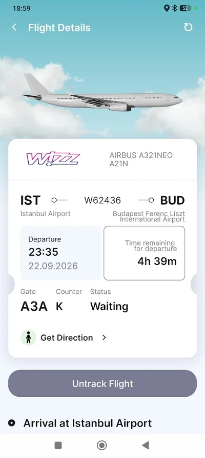 Isztambul, Istanbul İstanbul Airport applikáció